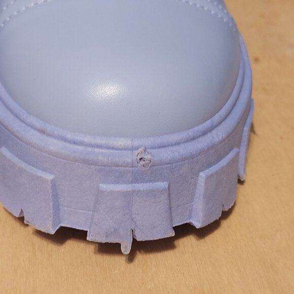 Cape Robbin Combat Boots Chunky Zip Close Lavender Purple Women Size 9 - Picture 4 of 15